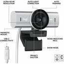 Logitech MX Brio 4K HD Webcam With 1080p60 Dual Mics, AI-Enhanced Image Quality & Show Mode