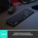 Logitech MX Keys for Business Wireless Keyboard - Backlit, Multi - Device, USB - C Rechargeable, Ergonomic Design - Store 42