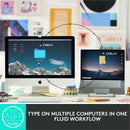 Logitech MX Keys Mini Wireless Backlit Keyboard - Smart Illumination, Multi-Device Connectivity, USB-C Rechargeable