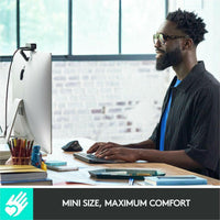 Logitech MX Keys Mini Wireless Backlit Keyboard - Smart Illumination, Multi-Device Connectivity, USB-C Rechargeable