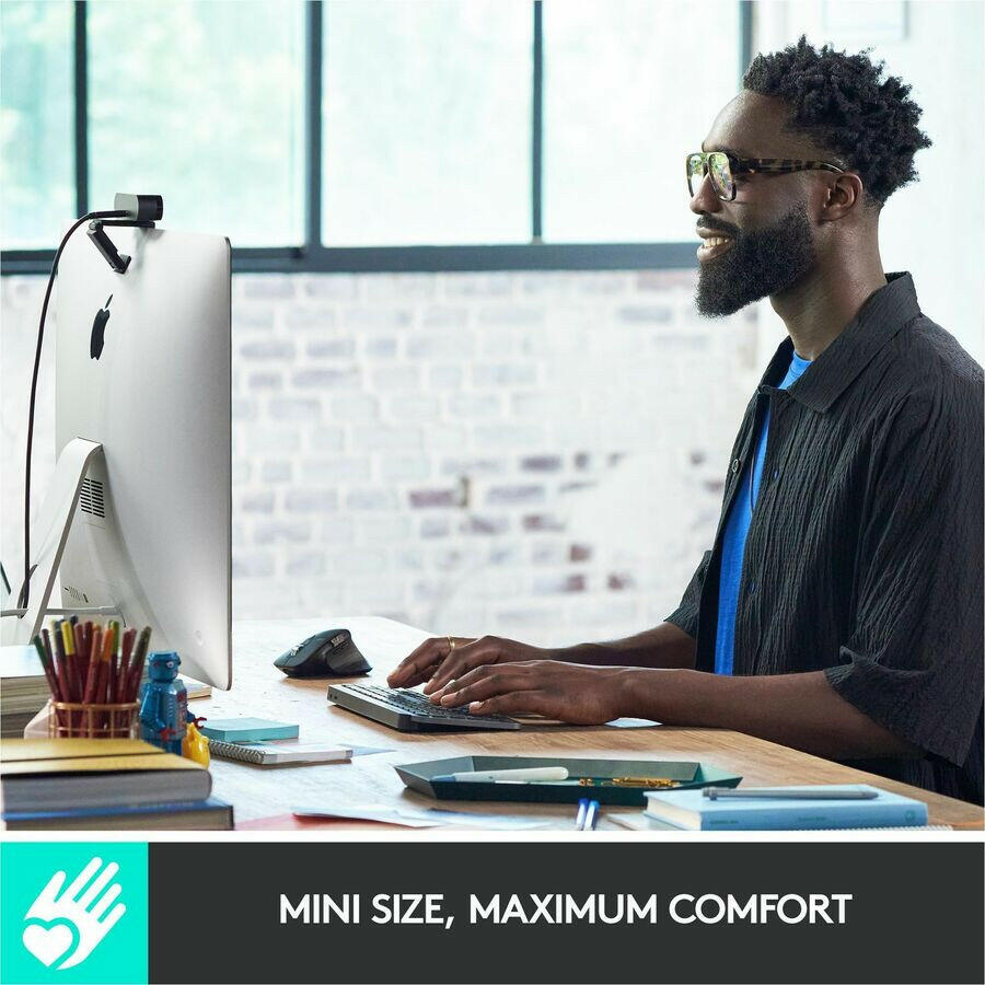 Logitech MX Keys Mini Wireless Backlit Keyboard - Smart Illumination, Multi-Device Connectivity, USB-C Rechargeable