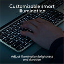 Logitech MX Keys S Wireless Keyboard for Mac - Low-Profile Design, Smart Actions, Backlit