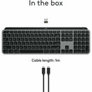 Logitech MX Keys S Wireless Keyboard for Mac - Low-Profile Design, Smart Actions, Backlit