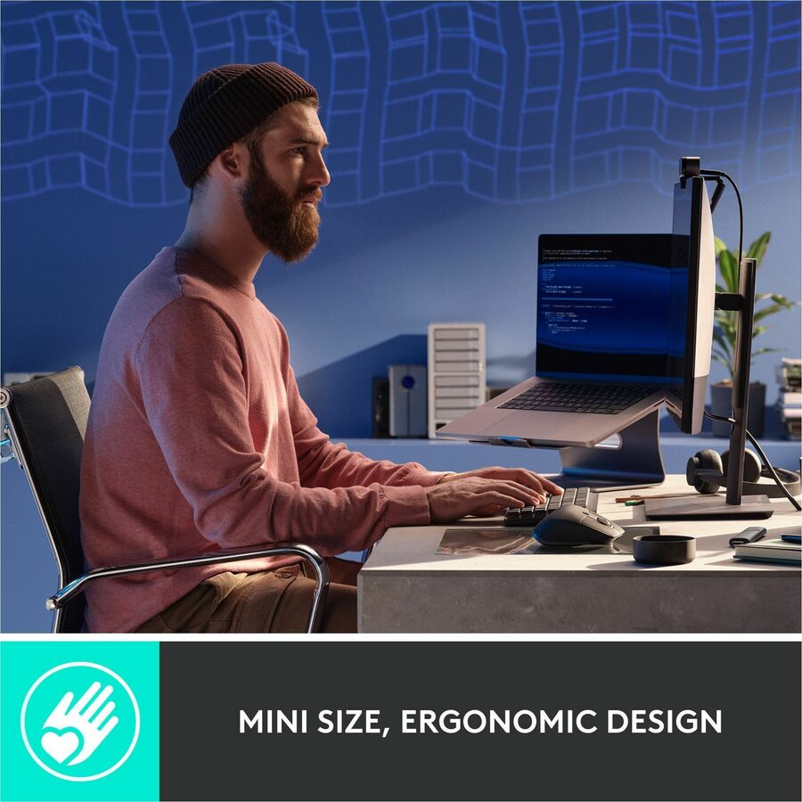 Logitech MX Mechanical Mini Keyboard - Wireless USB - C, Tactile Quiet, Smart Illumination, Multi - Device - Store 42