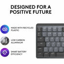 Logitech MX Mechanical Mini Keyboard - Wireless USB - C, Tactile Quiet, Smart Illumination, Multi - Device - Store 42