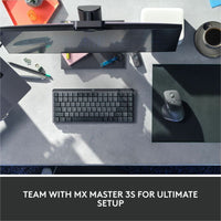Logitech MX Mechanical Mini Keyboard - Wireless USB - C, Tactile Quiet, Smart Illumination, Multi - Device - Store 42
