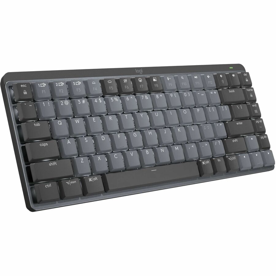 Logitech MX Mechanical Mini Keyboard - Wireless USB-C, Tactile Quiet, Smart Illumination, Multi-Device
