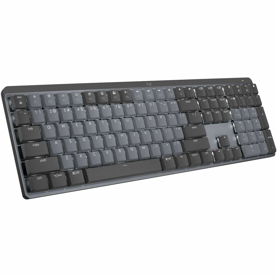 Logitech MX Mechanical Wireless Keyboard - Tactile Low-Profile Keys, Backlit Illumination, Multi-Device
