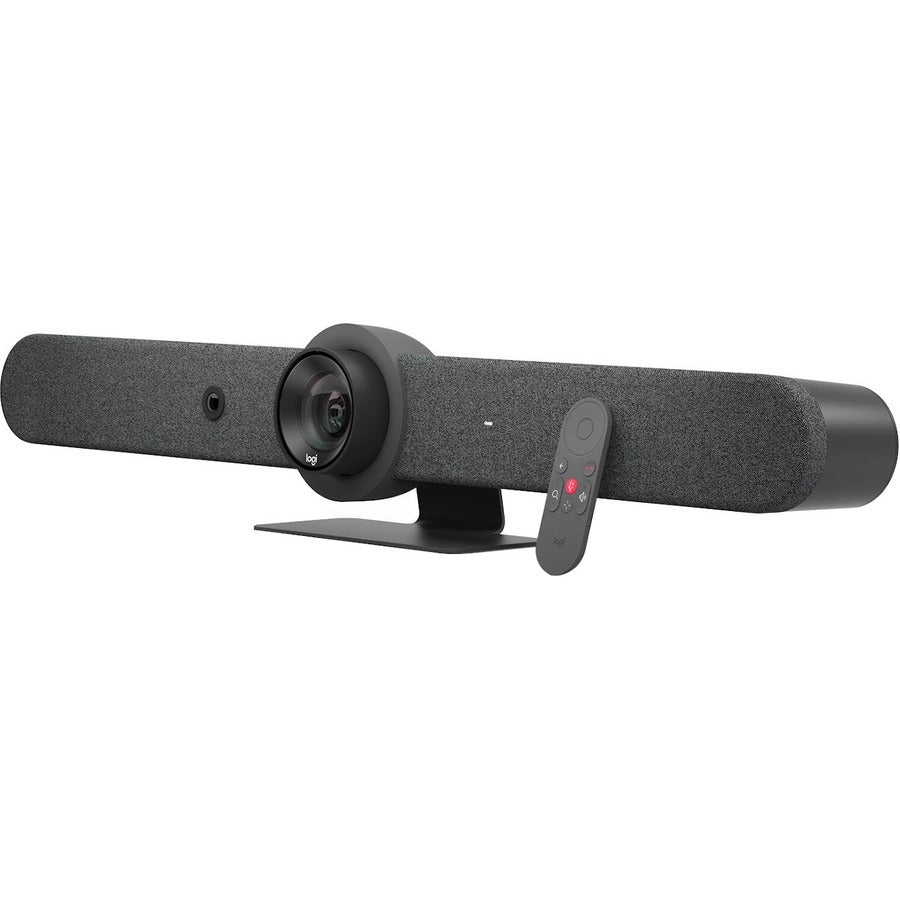Logitech Rally Bar 4K Video Conferencing System for Midsize Rooms with AI Camera & RightSound