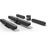 Logitech Rally Bar 4K Video Conferencing System for Midsize Rooms with AI Camera & RightSound
