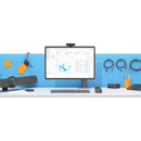 Logitech Rally Bar 4K Video Conferencing System for Midsize Rooms with AI Camera & RightSound