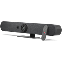 Logitech Rally Bar Mini USB Conference Camera - 4K Video, AI-Powered Pan & Tilt, Fast Setup