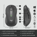 Logitech Signature MK650 Wireless Combo for Business - Secure Bluetooth, SilentTouch, Long Battery Life - Store 42