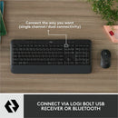 Logitech Signature MK650 Wireless Combo for Business - Secure Bluetooth, SilentTouch, Long Battery Life - Store 42