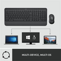 Logitech Signature MK650 Wireless Combo for Business - Secure Bluetooth, SilentTouch, Long Battery Life - Store 42