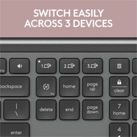 Logitech Signature Slim K950 Wireless Bluetooth Keyboard - Quiet Typing, 3 - Device Switching, Eco - Friendly Design - Store 42