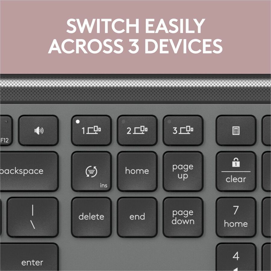 Logitech Signature Slim K950 Wireless Bluetooth Keyboard - Quiet Typing, 3 - Device Switching, Eco - Friendly Design - Store 42