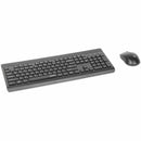 Manhattan MWK7350 Wireless Keyboard and Optical Mouse Combo - 10m Range, 1200 DPI, Plug & Play, Comfort Design