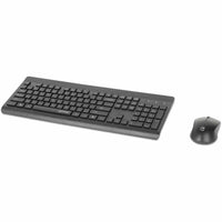 Manhattan MWK7350 Wireless Keyboard and Optical Mouse Combo - 10m Range, 1200 DPI, Plug & Play, Comfort Design Default Title