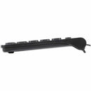 Manhattan Slim Wired USB Mini Keyboard - Compact Design, 12 Multimedia Keys, Comfortable Typing - Store 42