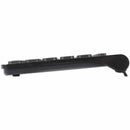 Manhattan Slim Wireless USB Mini Keyboard - 10M Range, Compact Design with Multimedia Keys - Store 42