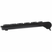 Manhattan Slim Wireless USB Mini Keyboard - 10M Range, Compact Design with Multimedia Keys - Store 42