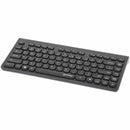 Manhattan Slim Wireless USB Mini Keyboard - 10M Range, Compact Design with Multimedia Keys - Store 42