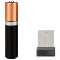 Manhattan Slim Wireless USB Mini Keyboard - 10M Range, Compact Design with Multimedia Keys - Store 42