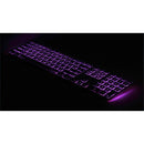 Matias RGB Backlit Wired Aluminum Keyboard for Mac - Space Gray with Color Control Dial - Store 42