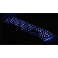 Matias RGB Backlit Wired Aluminum Keyboard for Mac - Space Gray with Color Control Dial - Store 42