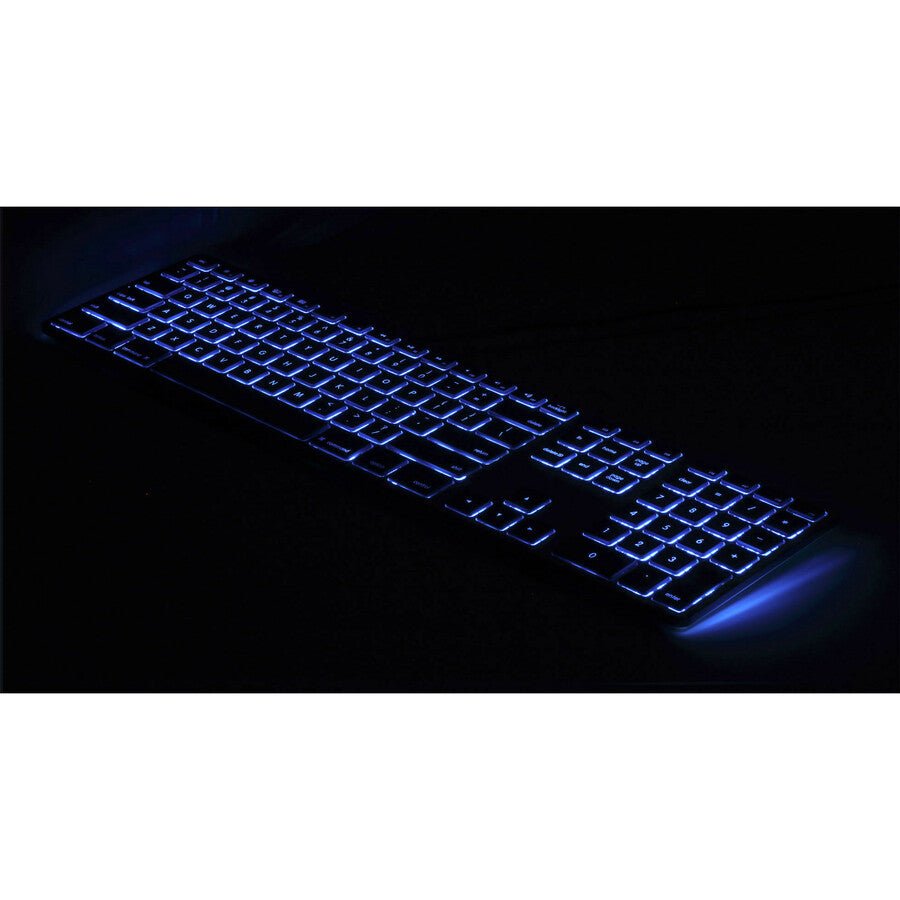 Matias RGB Backlit Wired Aluminum Keyboard for Mac - Space Gray with Color Control Dial - Store 42