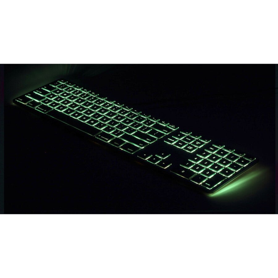 Matias RGB Backlit Wired Aluminum Keyboard for Mac - Space Gray with Color Control Dial - Store 42
