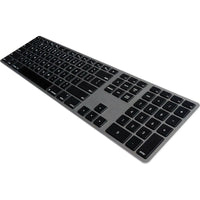 Matias Wired Aluminum Keyboard with Numeric Keypad & 2-Port USB Hub - Silver for Mac Users Default Title