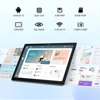 MB1001 10.1" Android 13 Tablet - 6GB RAM, 64GB Storage, HD Touchscreen, All-Day Battery