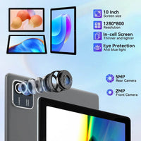 MB1001 10.1" Android 13 Tablet - 6GB RAM, 64GB Storage, HD Touchscreen, All-Day Battery