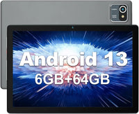 MB1001 Tablet 10.1" 1080P Android 13, 6GB RAM, 64GB Storage, Sleek Design & Long-Lasting Battery