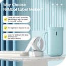 Niimbot D11 Mini Bluetooth Thermal Label Printer - Compact Wireless Label Maker for Home Organization