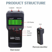 Noyafa NF-8108M Network Cable Tester - Fast RJ45 PoE Testing, Accurate Length Measurement