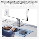OUMAX Mini PC Intel N100, 16GB RAM, 500GB Storage, Fanless Design, Dual LAN Connectivity