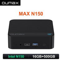 OUMAX Twin Lake N150 Mini PC - 16GB RAM, 500GB Storage, Whisper-Quiet Office Performance N150 16G500G United States