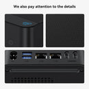 OUMAX Twin Lake N150 Mini PC - 16GB RAM, 500GB Storage, Whisper-Quiet Office Performance