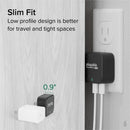 Plugable 40W Dual USB-C Wall Charger - Fast Charge 2 Ports, Low-Profile Design, Smart Power Allocation