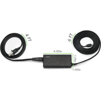 Plugable 60W USB-C Laptop Charger PD Fast Charging, Compact Design, Compatible with MacBook, Dell & More