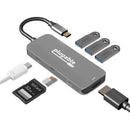 Plugable 7-In-1 USB-C Hub For Mac Pro - 4K HDMI, 3 USB 3.0 Ports, SD/microSD Reader, Power Delivery Default Title