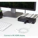 Plugable UD-CA1A USB-C Docking Station | 60W Power Delivery | 4K HDMI Output & Gigabit Ethernet