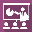 Engaging infographic representing the Master Presentation Skills Program by Transform 42, featuring a speaker delivering a presentation with a pie chart to an attentive audience, emphasizing effective communication and confident delivery.