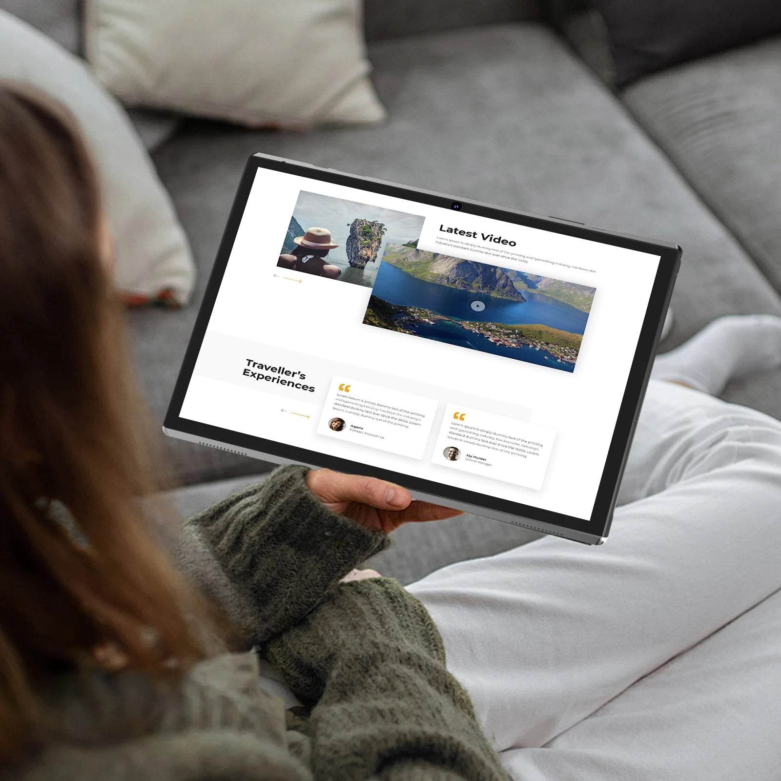 RK3326S 10.1" Android 14 Tablet - 4-Core, 4GB RAM, 32GB Storage, Ideal for Streaming & Video Calls