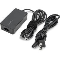 Rocstor 45W Slim USB-C Power Adapter with Smart Voltage & Attached 2M Cable - Universal Charger