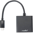 Rocstor 6-Inch USB-C to VGA Adapter - High-Definition Video Output for USB-C Devices
