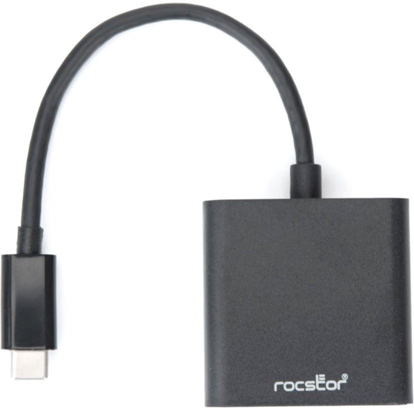 Rocstor 6-Inch USB-C to VGA Adapter - High-Definition Video Output for USB-C Devices